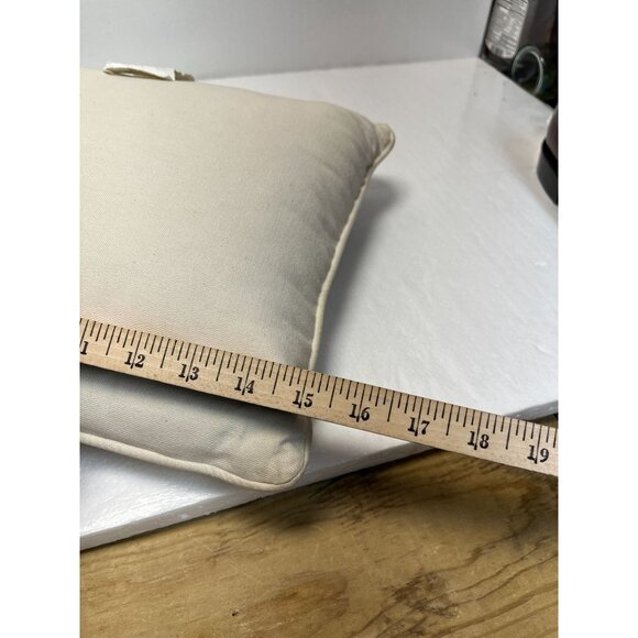 J.C. Penney Tea Party Tapestry Pillow 18"x12" Hand/Spot Clean - Picture 8 of 10